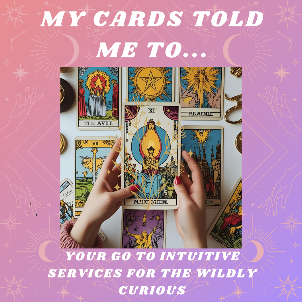 VIRTUAL 1 Hour Intuitive Tarot Reading